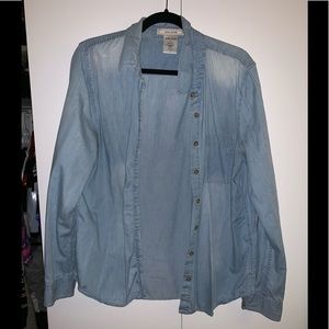 Light denim long sleeve